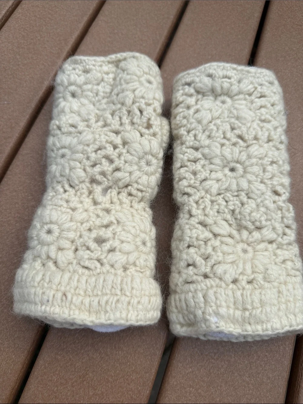 Fingerless Wool Gloves